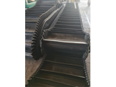 炜泰大倾角输送机皮带 波纹挡边耐酸碱阻燃输送带定做厂家图2