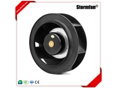 斯托姆190mm无刷外转子后倾风机散热强无极调速 网络机柜离心风机图2